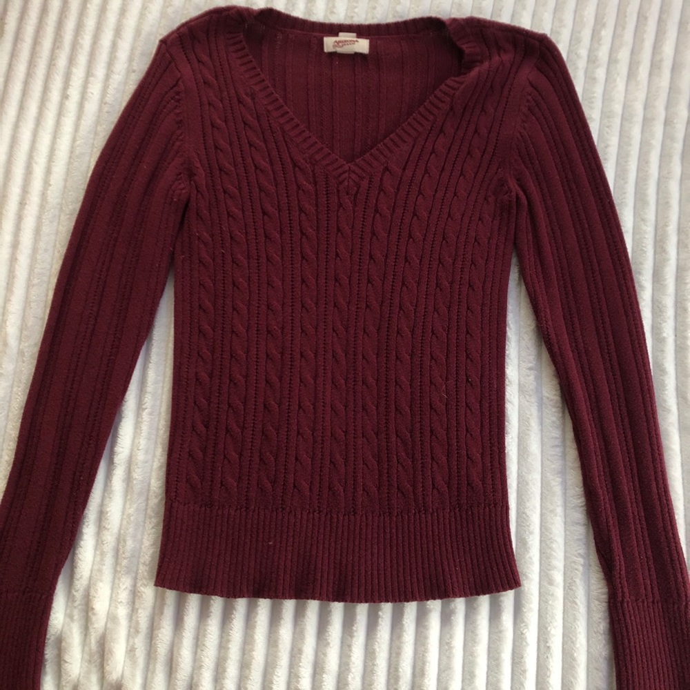Burgundy Sweater